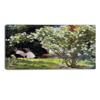 Designart P.S. Designart – Toile imprimée, Kroyer assied dans une chaise, P.S. Kroyer, 3 panneaux (PT5027-40-20)-Impression