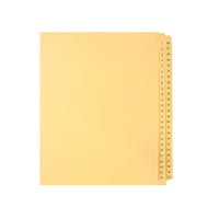 Mark Maker – Onglets séparateurs juridiques beiges, 1/25 onglets, format lettre, sans trous, numéros 1 à 50-Onglets séparateurs beiges, 1/25 onglets