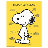 Affiche d'Eureka Peanuts l'ami parfait, 17" x 22"-Imprimé sur une face d'un papier cartonné épais.