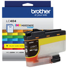 Brother - LC404YS Cartouche d’encre jaune à rendement standard d'origine-Brother offre une façon pour que les clients se débarrassent de leurs cartouches Brother authentiques. Visitez www.brother-usa.com/Environment pour en savoir plus.