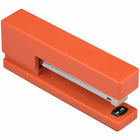 JAM Paper - Desk Trio agrafeuse, distributeur de ruban adhésif et porte-stylo - Orange-Couleur: orange