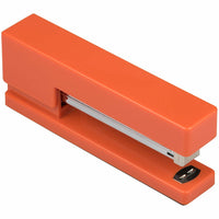JAM Paper - Desk Trio agrafeuse, distributeur de ruban adhésif et porte-stylo - Orange-Couleur: orange