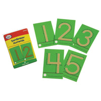 Didax – Chiffres sur papier de verre à toucher, prématernelle à 1re année (DD-210828)-Prématernelle à la 1re année