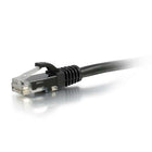 C2G - Câble de raccordement réseau Ethernet Cat5e Snagless non blindé (UTP) de 10 pieds - Noir-Longueur du câble : 10 pieds