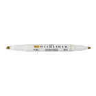 Zebra – Surligneur double pointe style stylo Mildliner, or doux-L'encre résistante à l'eau douce est translucide et excellente pour la stratification