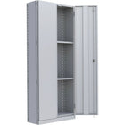 Metalware – Étagère enclenchable RK849 à 4 tablettes, 36 x 12 x 76 (po), gris pâle-Système de tablettes ajustables offrant un espace de rangement solide, mais économique qui convient à vos besoins