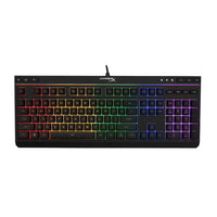 HP - HyperX Alloy Core RGB Clavier de jeu - Noir-Alloy Core RGB est élégant, bien équipé et durable, ce qui en fait un excellent clavier multimédia polyvalent pour les joueurs
