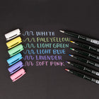 Tombow - Stylos-pinceaux pastel Fudenosuke - Paquet de 6-Contient 6 feutres pinceaux Fudenosuke à pointe souple.