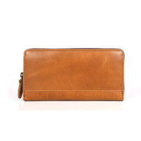 Tolredo Rhea Leather Clutch - Light Brown-100% cuir de première qualité