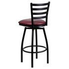 Flash Furniture - Tabouret de bar xU6F8BLDSWVBGV, bourgogne-Siège rembourré en vinyle bourgogne