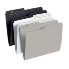 Staples - Chemises de classement de couleur - format lettre - neutres - paquet de 25-dossiers de fichiers