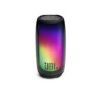 JBL - Pulse 5 Enceinte portable Bluetooth avec jeu de lumières - Noir-Un jeu de lumières attrayant à 360 degrés : Faites scintiller vos soirées et agrémentez-les de jeux de lumière colorés attrayants à 360 degrés qui s'allument au rythme de vos morceaux préférées, vous pouvez également adapter le jeu de lumières à l'ambiance, en le personnalisant pour le rendre plus grand et plus audacieux sur le boîtier extérieur transparent de la Pulse 5 à l'aide de l'application JBL Portable