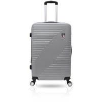 TUCCI Italy - PERCORSO Valise à roulettes 30 po - Argent-Conçu en Italy