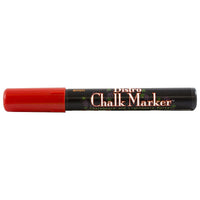 JAM Paper – Marqueur craie à pointe large, rouge (526480RE)-Ces marqueurs craies polyvalents peuvent être utilisés sur n’importe quelle surface non poreuse, telle que : Les tableaux blancs, les panneaux lumineux, les tableaux noirs, les fenêtres, les pare-brise et plus encore!