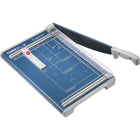 Dahle – Coupe-papier guillotine professionnel 533 de 13 3/8 po-Un protège-doigts retient le travail de façon sécuritaire pour l'empêcher de se déplacer tout en protégeant les doigts