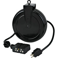 Lind Equipment, Dévidoirs - industriels-Quatre prises 5-20R mises à la terre fournissant une alimentation complète de 15 A