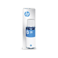 HP - Bouteille d'encre d'origine 31 - 70 ml - Cyan-Cyan