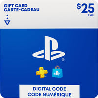 PlayStation Store 25 $ Carte Cadeau [Téléchargement]-Le logiciel téléchargeable n’est pas retournable ou remboursable.