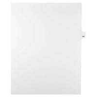 Mark Maker – Onglets séparateurs juridiques blancs, 1/25 onglets, format lettre, sans trous, numéro 184, 25/paquet-Onglets séparateurs blancs, 1/25 onglets