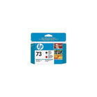HP – Tête d’impression noire mate et rouge chromatique 73 (CD949A)-Noir mat et rouge chromatique