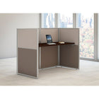 Bush Business Furniture – Bureau droit fermé de 60 po larg. de la collection Easy Office, fini cerisier moka (EOD260MR-03K)-Dimensions : 61,02 larg. x 30,51 prof. x 44,88 haut. (po)