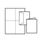 Avery - Cartes de notes blanches, 4 1/4 po x 5 1/2 po, jet d'encre, paq./30 (03268) -Concevez et imprimez des cartes à partir de votre bureau en quelques minutes
