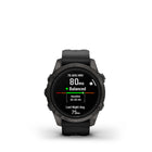 Garmin - Epix Pro Sapphire Edition - 42mm Titane DLC gris carbone avec bracelet noir-NOUVEAU score d'endurance : mesurez votre capacité à soutenir des efforts prolongés et combinez les données d'entraînement de toutes vos activités sportives pour vous aider à comprendre l'impact de l'entraînement sur votre endurance globale. Cette mesure dynamique utilise votre VO2 max, vos charges d'entraînement à court/long terme et d'autres facteurs pour évaluer vos progrès physiques au-delà de la seule VO2 max