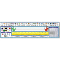 North Star Teacher Resources - Plaque de bureau avec porte-nom, 108/paquet (NST9003)-Type de produit : Plaque de nom pour bureau
