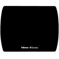 Fellowes Tapis de souris TG ultra mince avec protection Microban, noir, (5910701)-Pour le suivi et la rapidité de réaction de souris optiques améliorés