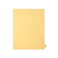 Mark Maker – Onglets séparateurs juridiques beiges, 1/26 onglets, format lettre, sans trous, lettre Z, 25/paquet-Onglets séparateurs beiges, 1/26 onglets