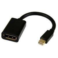 StarTech ® Câble vidéo adaptateur mâle/femelle Mini DisplayPort à DisplayPort, 6 po-Solution économique pour ajouter un branchement DisplayPort standard à votre ordinateur portatif ou Mac mini
