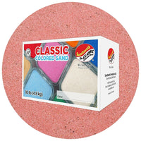 Sandtastik – Boîte de sable classique coloré, 10 lb (4,5 kg), rose-Le grain est fin et a un éclat naturel