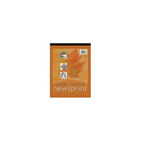 Pacon – Bloc de papier journal Art1st blanc, 24 x 18 po, paq./2 (PAC3445)-Format (po) : 24 haut. x 18 larg.