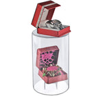 Azar Displays – Support cylindrique transparent, 6 x 10 po (556610)-6 haut. x 10 larg. x 1/8 épais. (po)