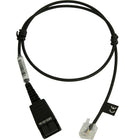 Jabra - Cordon d’extension Quick Disconnect vers RJ modulaire pour la série Siemens Open Stage (8800-00-94)-Cordon inférieur droit Jabra à déconnexion rapide (QD) vers modulaire (RJ)