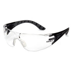 Lunettes de sécurité Endeavor de Pyramex avec verres clairs antibuée et branches noires et grises, Boîte de 12-Lunettes de protection incroyablement confortables
