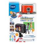 Vtech KidiZoom Creator Cam-Destiné aux enfants âgés de 5 à 10 ans, nécessite une pile lithium-ion rechargeable de 3,7 volts, incluse, pile de recharge avec câble USB inclus
