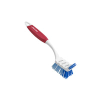 Vileda Brosse à vaisselle Powerfibres-Les poils doux à l'avant frottent et polissent, alors que le grattoir arrière élimine les résidus tenaces