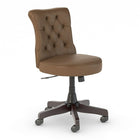 Bush Business Furniture Arden Lane Mid Back Tufted Chaise De Bureau, Selle (CH2301SDL-03)-Trouvez la chaise idéale pour votre espace de travail avec 12 options de couleurs en cuir reconstitué ou en tissu