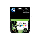 HP 952XL et HP 952 Ens. 4 cartouches d'encre noire à rendement élevé et d'encre cyan, magenta et jaune d'origine (N9K28AN)-Couleurs: Noir, cyan, magenta, jaune