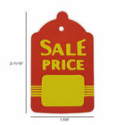 Eddie's - Grandes étiquettes de prix de vente sans fil - 1-5/8" x 2-11/16" - 1000 étiquettes/boîtes - 2 boîtes/paquet-1-5/8" x 2-11/16"