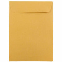 JAM Paper - Enveloppes pour catalogue à extrémité ouverte - 5 -5 x 7 -5 - papier kraft brun Manille - paquet de 50-Couleur : enveloppe de catalogue en kraft marron.