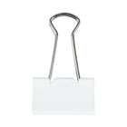 JAM Paper – Pinces relieuses, taille moyenne, 1,25 po/32 mm, blanc, 2 paq./15-Blanc/plastique
