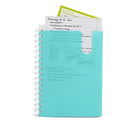 Poppin – Carnet de notes à poche, moyen, aqua-80 feuilles à lignes collège par cahier de notes