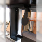 AnthroDesk – Support réglable pour tour d'ordinateur, à montage sous un bureau-Capable de supporter des charges jusqu'à 55 lb (25 kg)