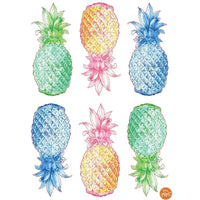 WallPops - Kit d'art mural Pop Ananas-Peler et coller, repositionnable