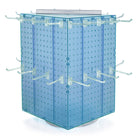 Azar - Tour de cheville interlock avec base et crochets tournants - 14 po x 14 po x 20 po - bleu-Vendu en multiples de: 1