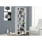 Monarch Specialties - 7071 72 po H Etagere - Blanche-Dimensions assemblees: 31,5 po L x 11,75 po P x 72 po H