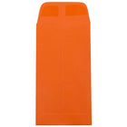 JAM Paper Enveloppes à monnaie nº 7, 3 3/8 x 6 po, papier recyclé Brite Hue orange, 1000/paquet-Enveloppes orange