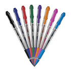 BIC − Stylos gel Gel-ocity Gel Stic − 0,7 mm − aux couleurs variées − paquet de 14-Pointe moyenne (0,7 mm)